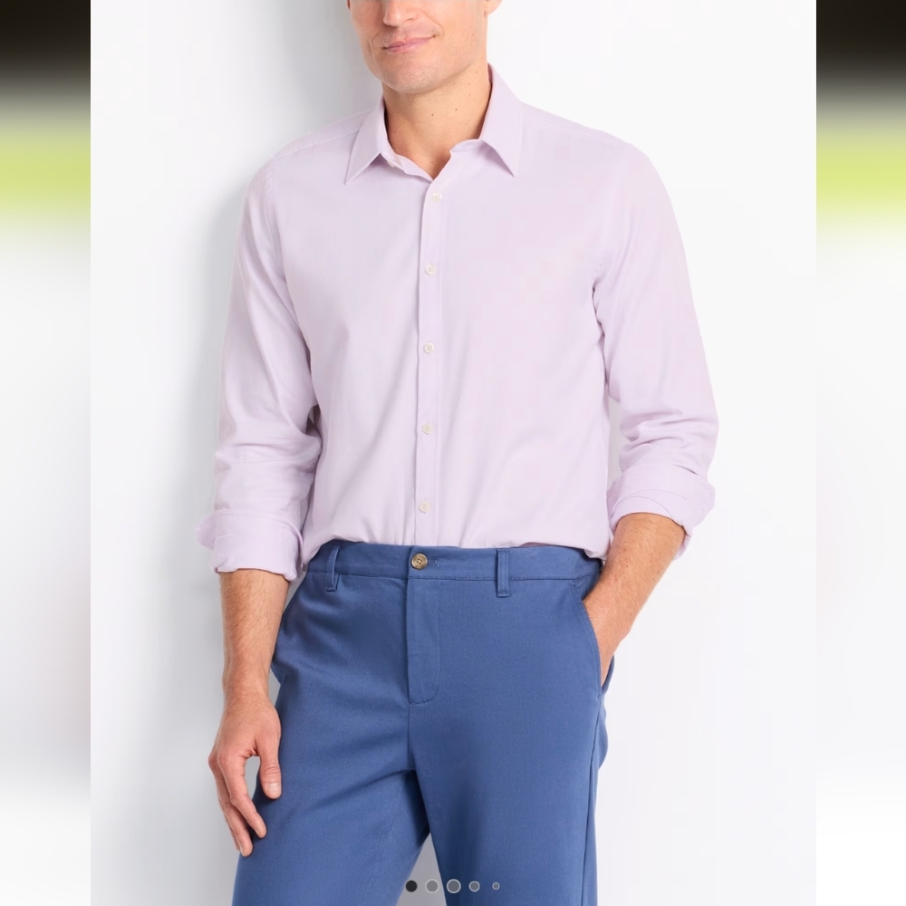 Jack Maverick Manhattan Poplin Long Sleeve Shirt- L